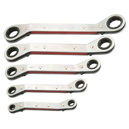 Ratchet Ring Spanner Set 5 Piece SupaTool 1115