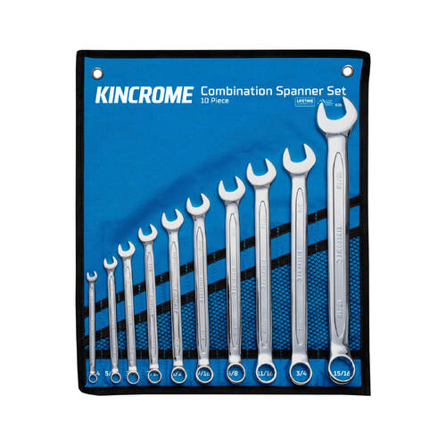 Combination Spanner Set 10 Piece - Imperial Kincrome K3046