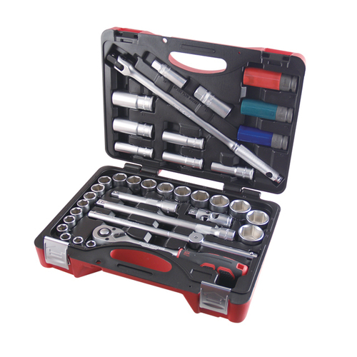 37 Pc Met Socket Set Kit Kc Tools SSK4-37